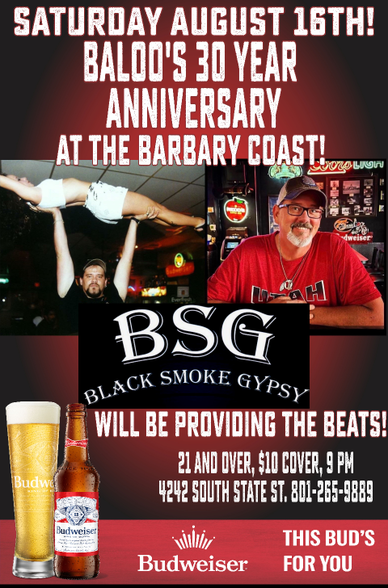 Baloo's 30th Anniversary with Black Smoke Gypsy Band