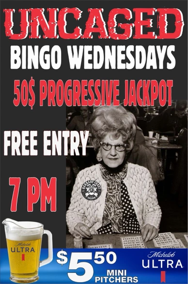 Uncaged Bingo Night